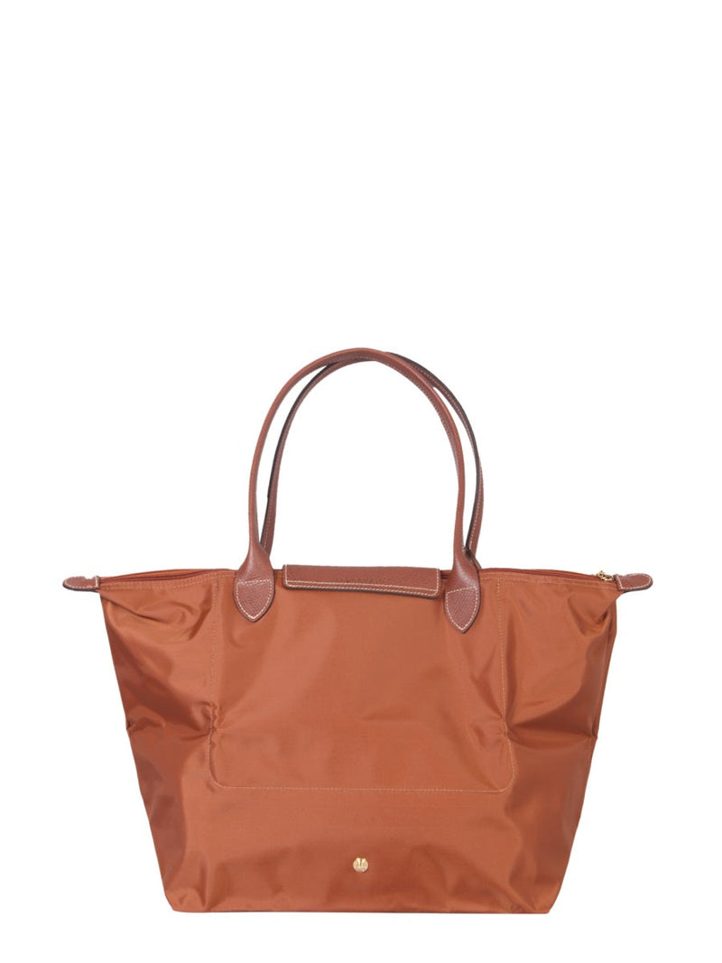Longchamp Le Pliage Shoulder Bag — Brown