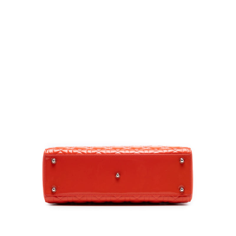 Large Patent Cannage Lady Dior - Image 3