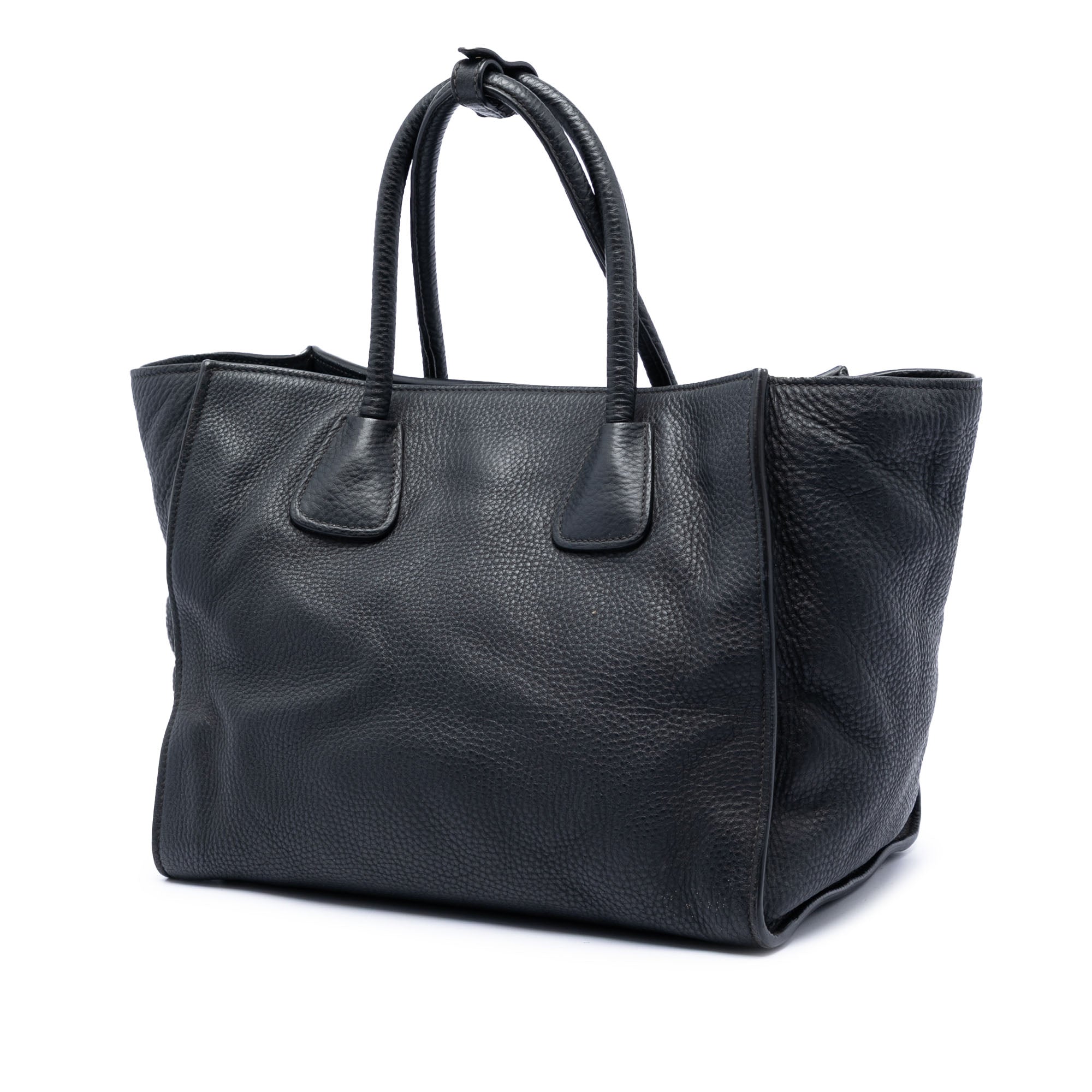 Vitello Daino Front Pocket Open Convertible Tote - Image 2