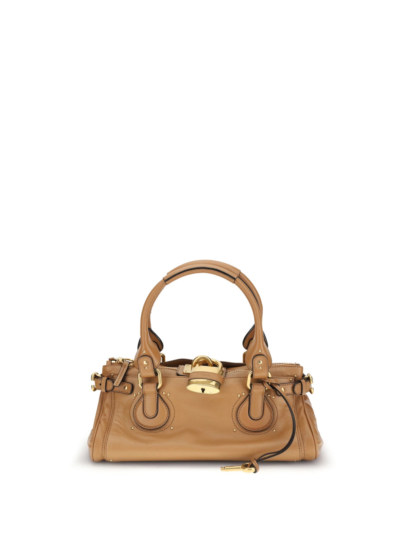 Chloé Paddington Top Handle Bag — Brown Buffalo; Leather
