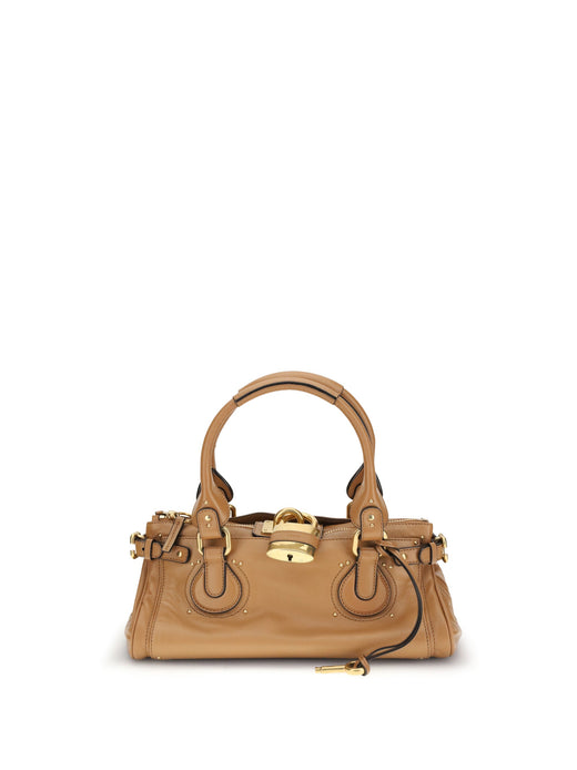 Chloé Paddington Top Handle Bag — Brown Buffalo; Leather