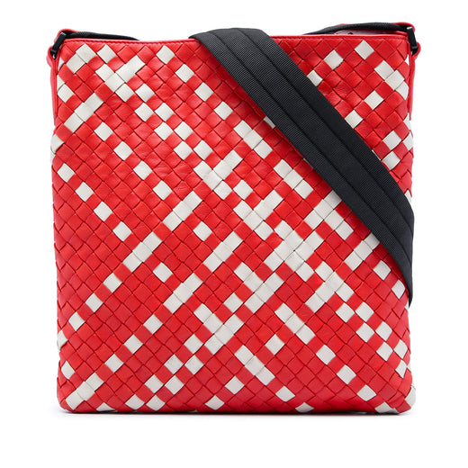 Bicolor Nappa Intrecciato Crossbody - Image 1