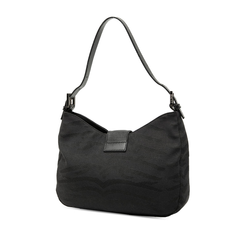 FF Zebra Print Canvas Shoulder Bag - Image 2