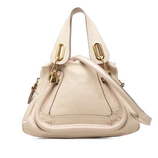 Small Pebbled Leather Paraty Satchel - Image 1