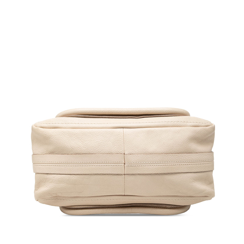 Small Pebbled Leather Paraty Satchel - Image 3