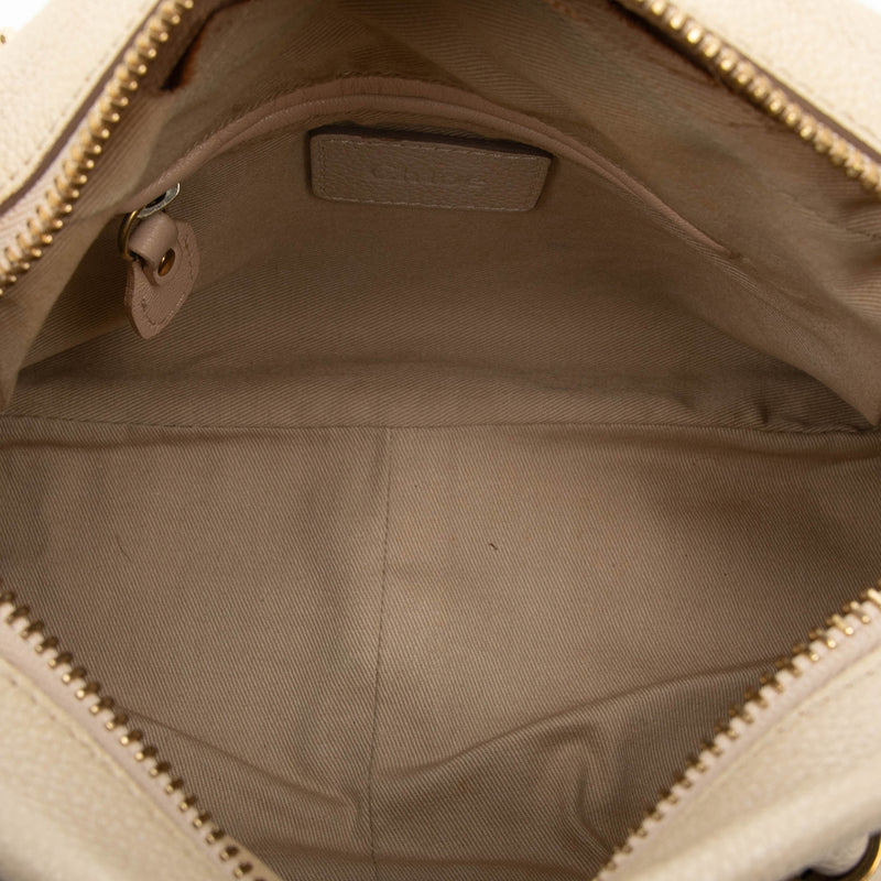Small Pebbled Leather Paraty Satchel - Image 4