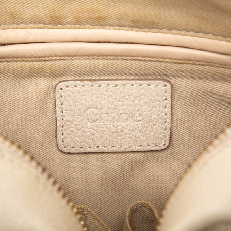 Small Pebbled Leather Paraty Satchel - Image 5