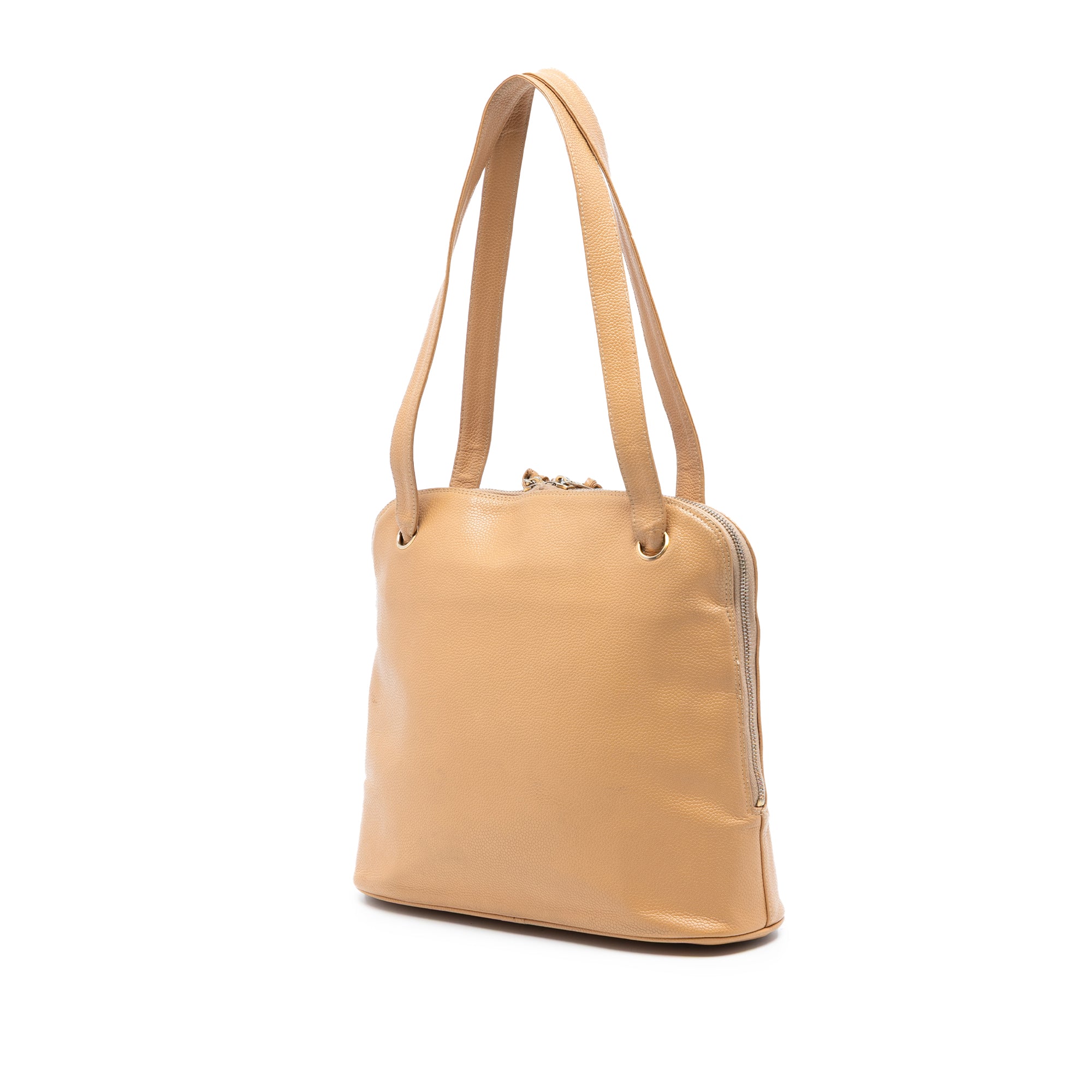 CC Caviar Two Way Zip Shoulder Bag - Image 2