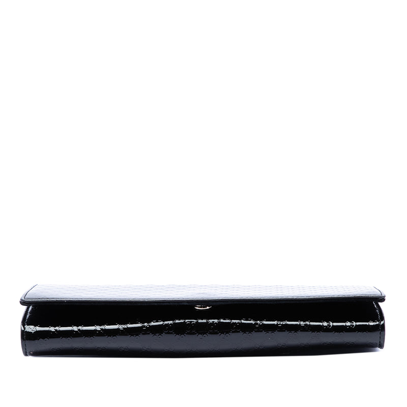 Microguccissima Patent Broadway Clutch - Image 3