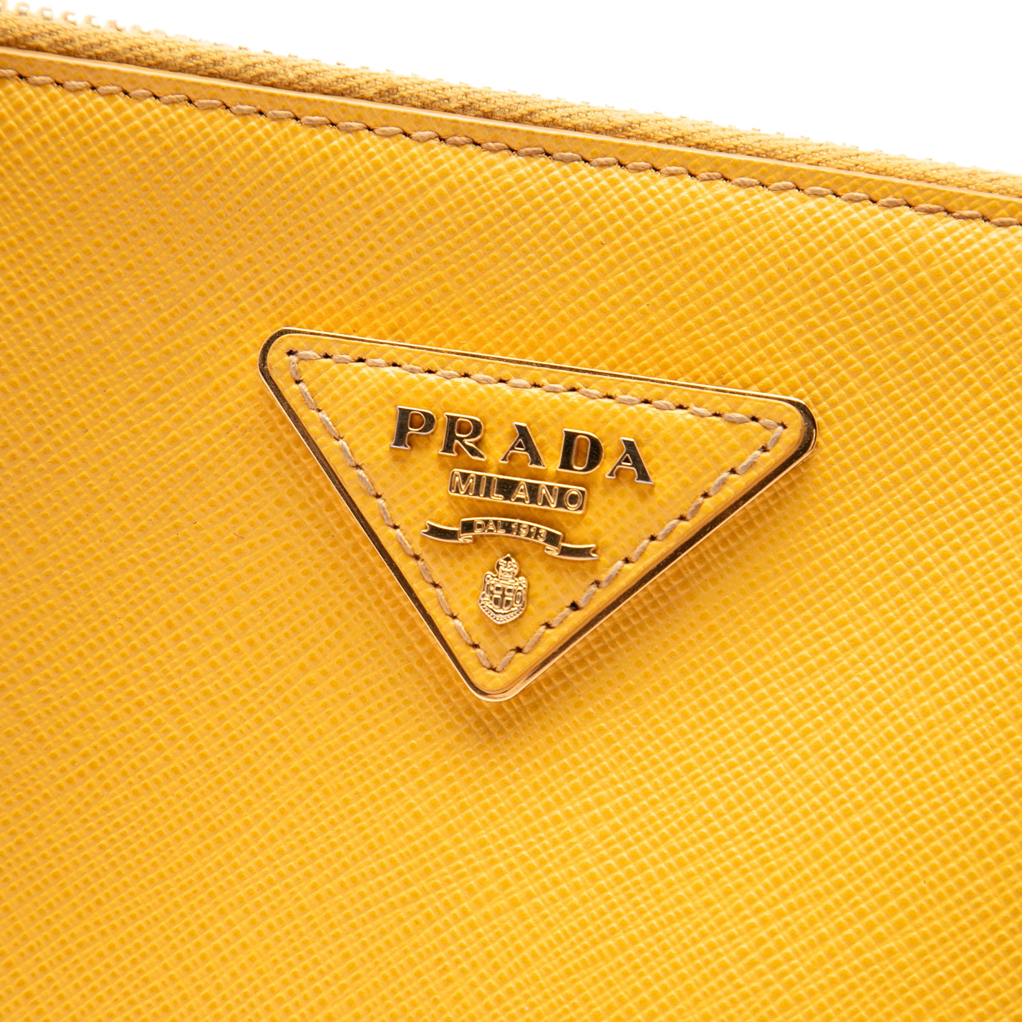Medium Saffiano Lux Galleria Double Zip Satchel - Image 5