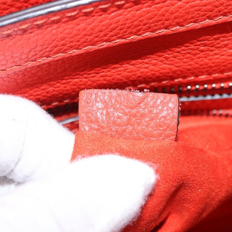 Celine Luggage Smooth Leather Red Bag