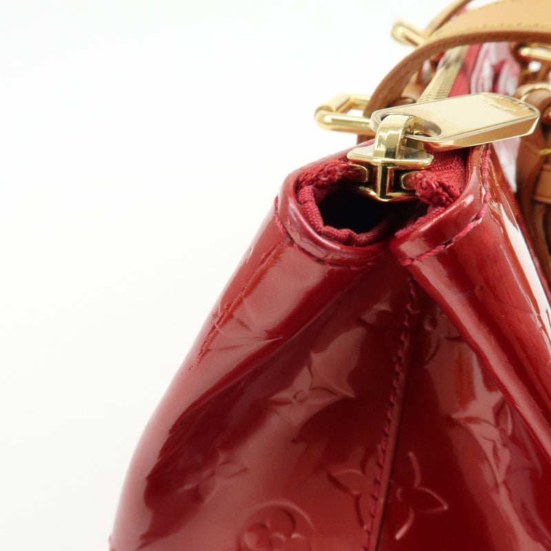 Louis Vuitton Rosewood Avenue Monogram Vernis Red Patent_leather Bag