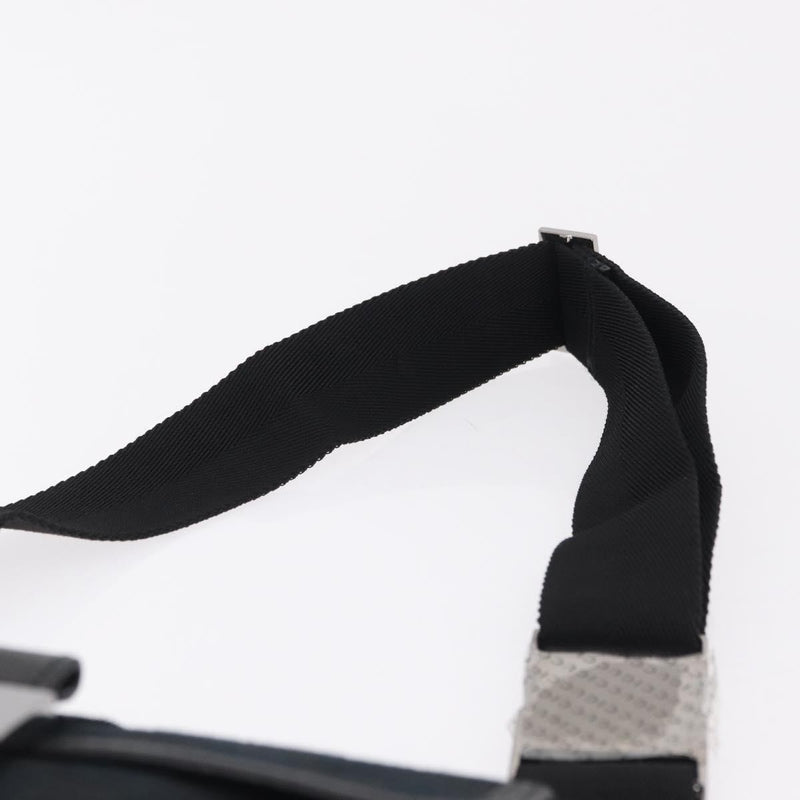 Gucci Buckle Waist Gg Canvas Black Bag