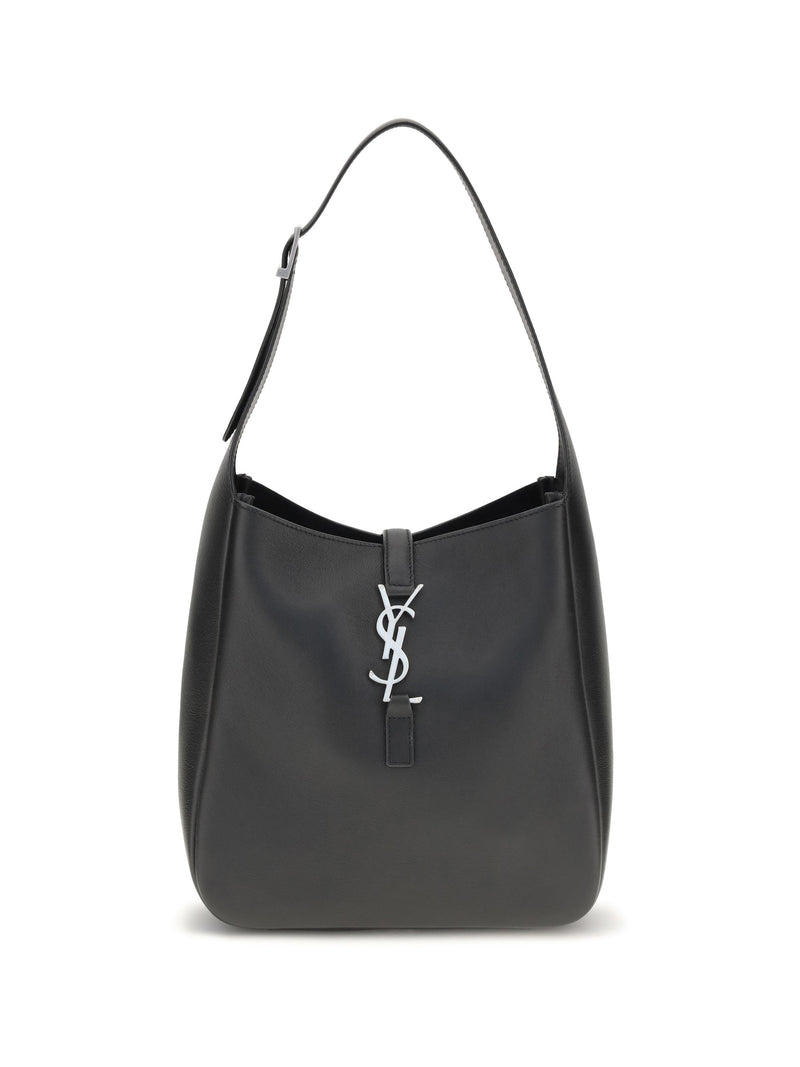 Saint Laurent Le Shoulder Bag — Black Calf Leather