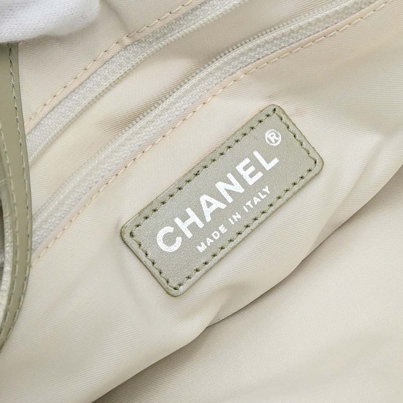 Chanel Travel Line Nylon Gold Bag