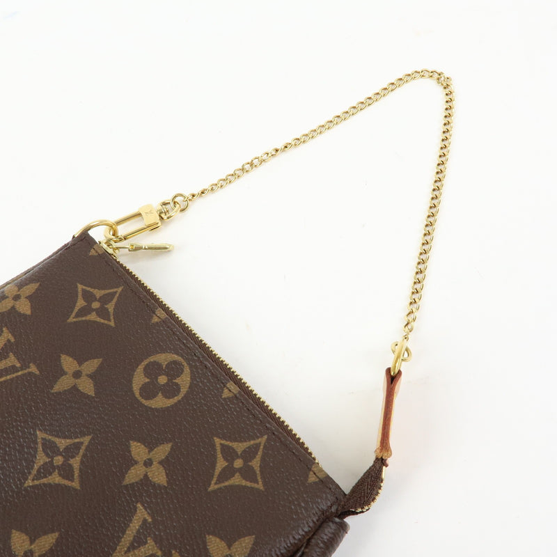 Louis Vuitton Pochette Accessoires Monogram Canvas Brown Bag