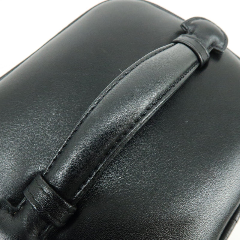 Chanel Vanity Leather Black Bag