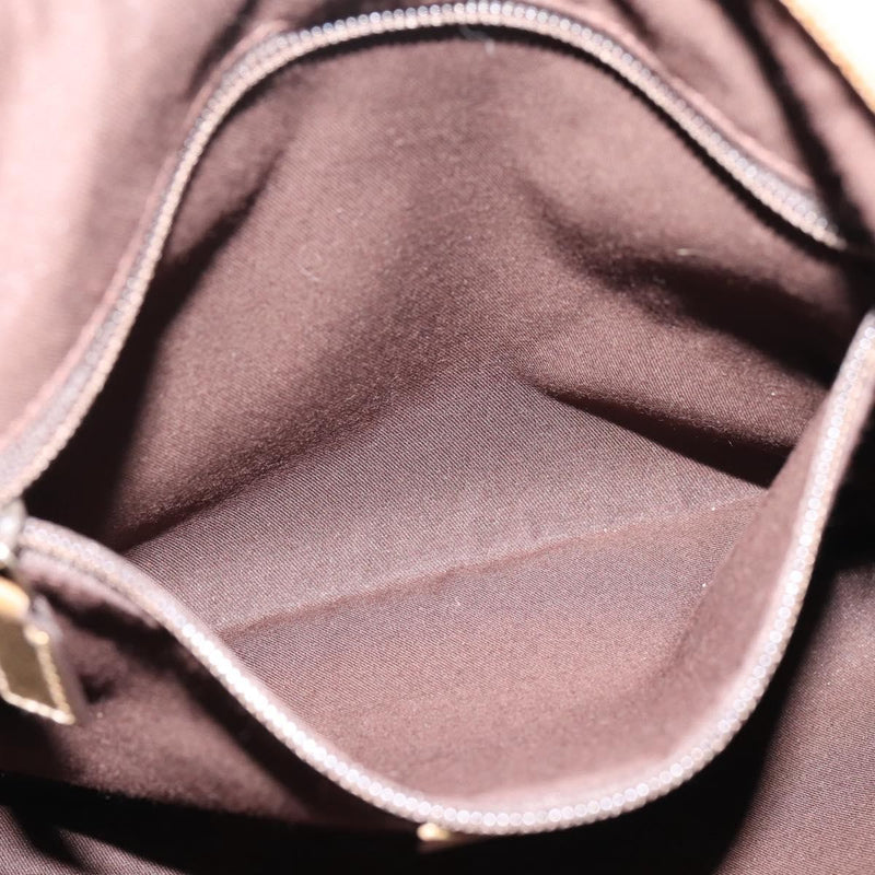 Gucci Zip Messenger Gg Canvas With Perforated Leather Beige
