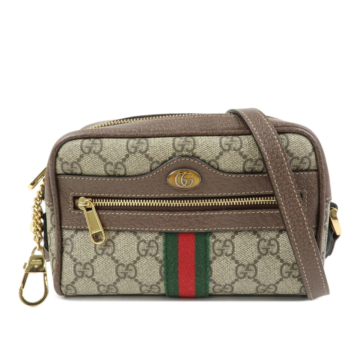 Gucci Ophidia Gg Coated Canvas Beige Bag