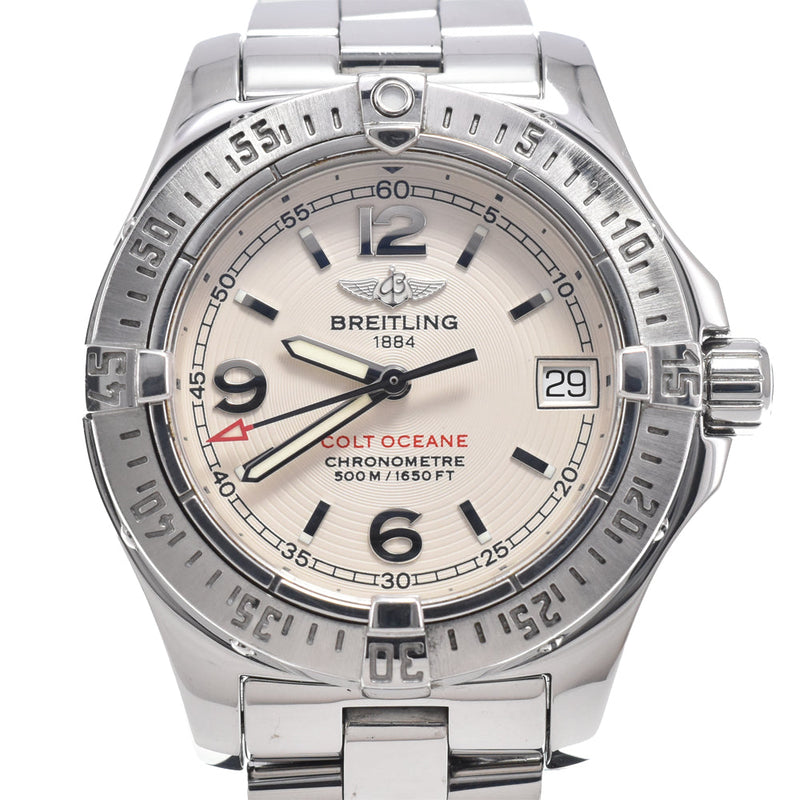 Breitling Colt Oceane Chronometre Quartz Stainless Steel With Diamond Bezel Watches