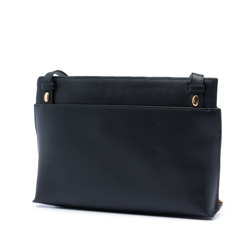 Pony Hair Leopard Print and Calfskin Crossbody - Image 2