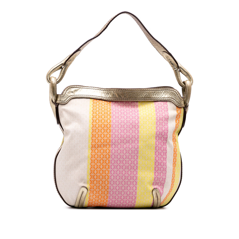 Anagram Canvas New Road Shoulder Bag