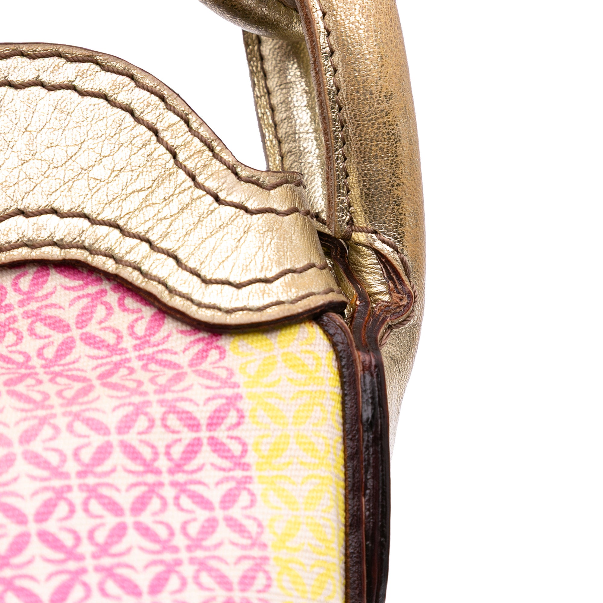 Anagram Canvas New Road Shoulder Bag - Image 10