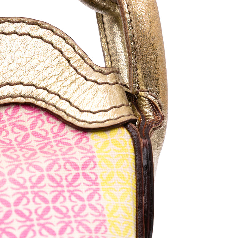 Anagram Canvas New Road Shoulder Bag - Image 10
