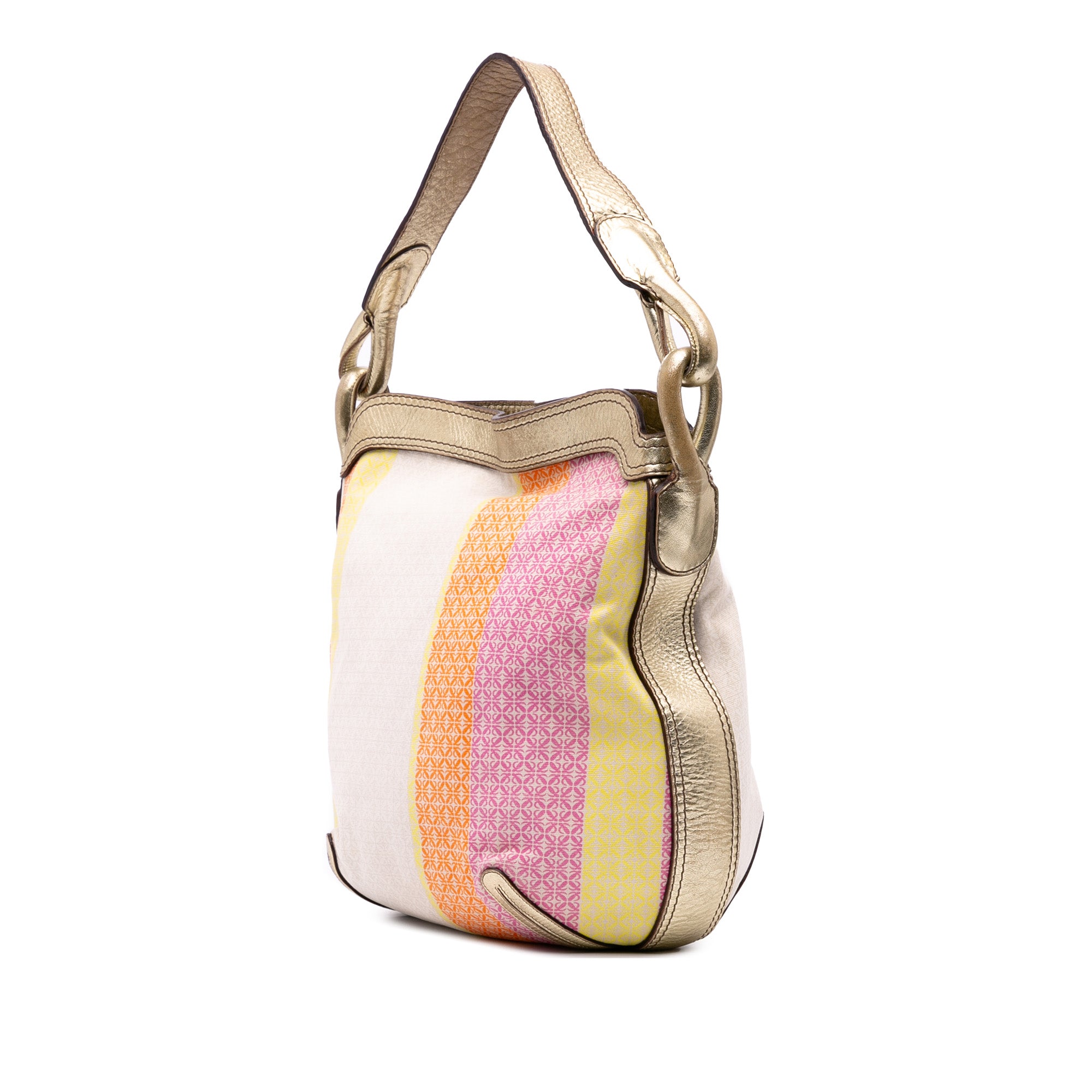 Anagram Canvas New Road Shoulder Bag - Image 2