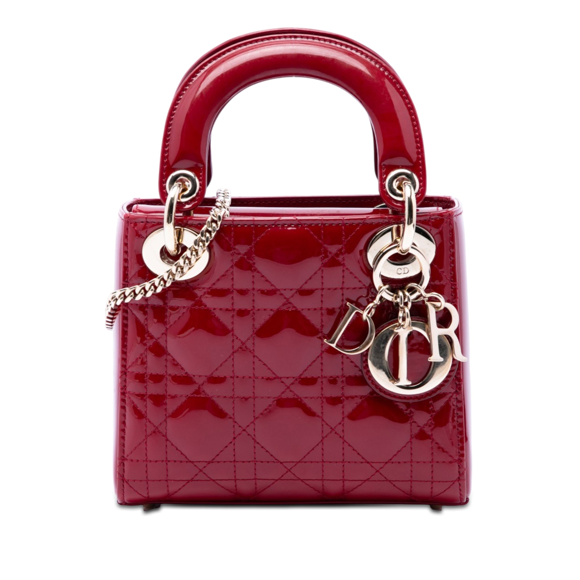 Mini Patent Cannage Lady Dior - Image 1