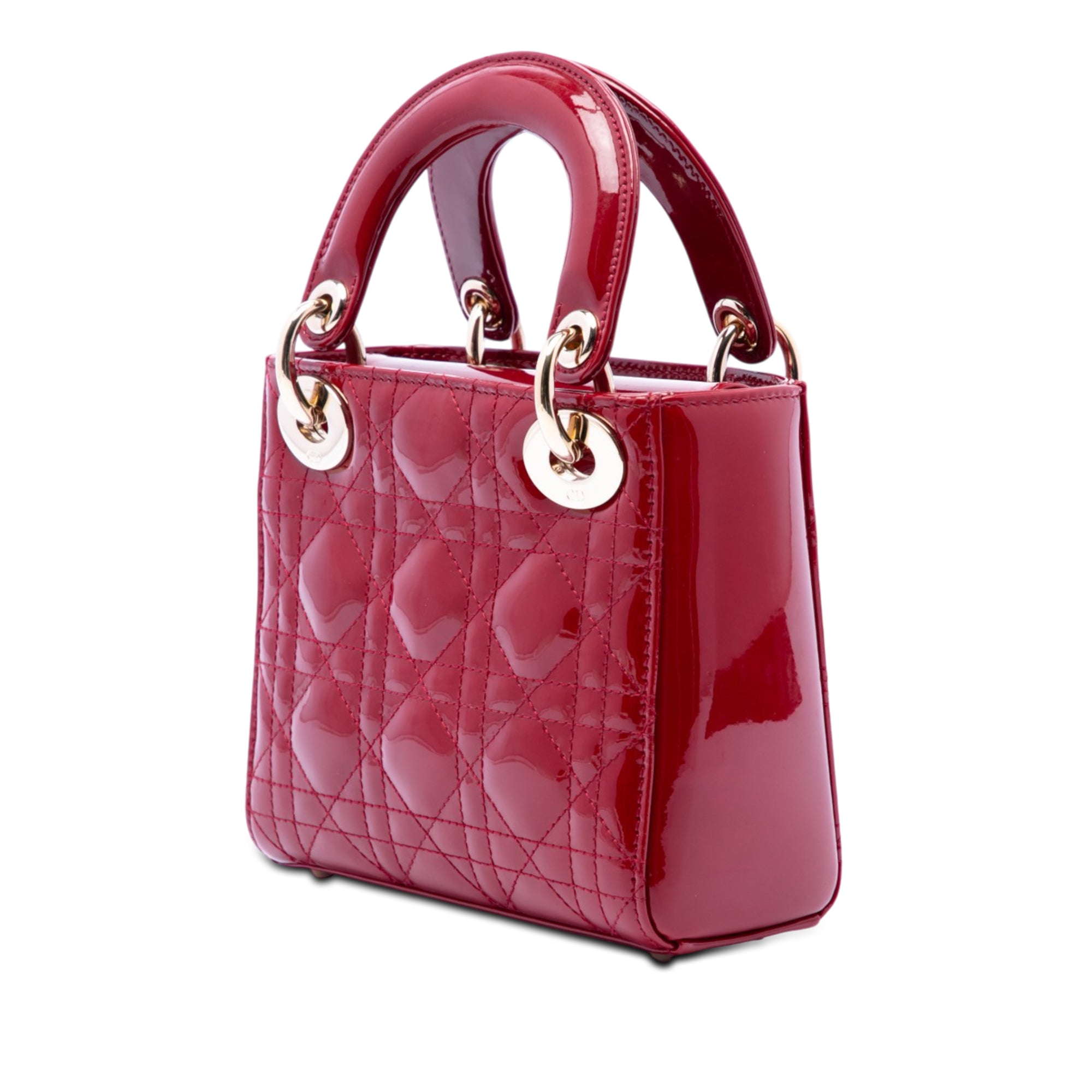 Mini Patent Cannage Lady Dior - Image 2