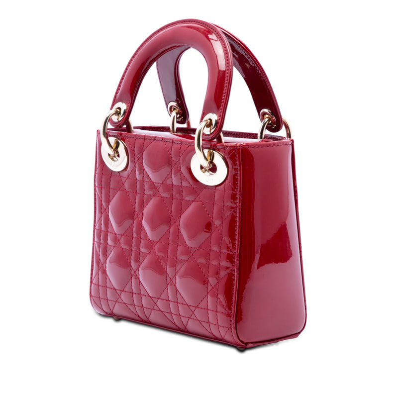 Mini Patent Cannage Lady Dior - Image 2