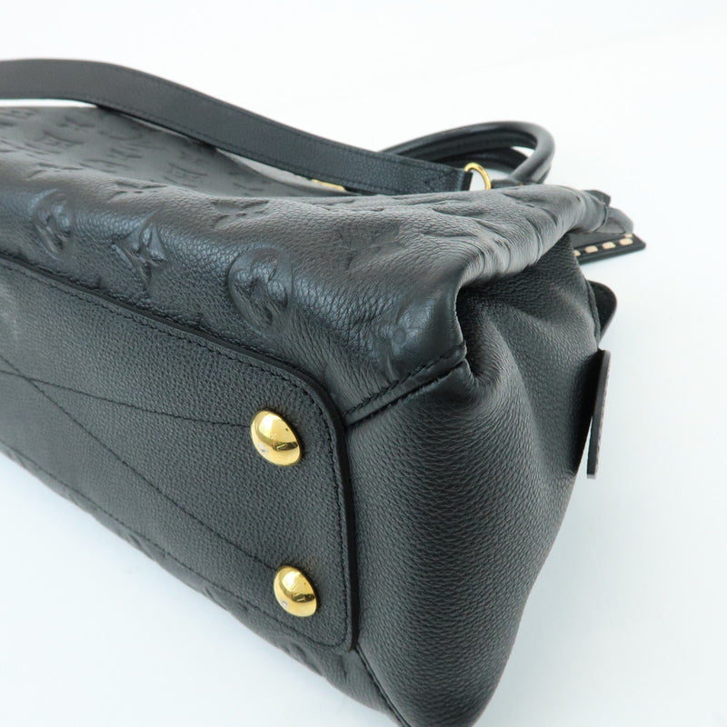 Louis Vuitton Vosges Whipstitch Monogram Empreinte Leather Black Bag