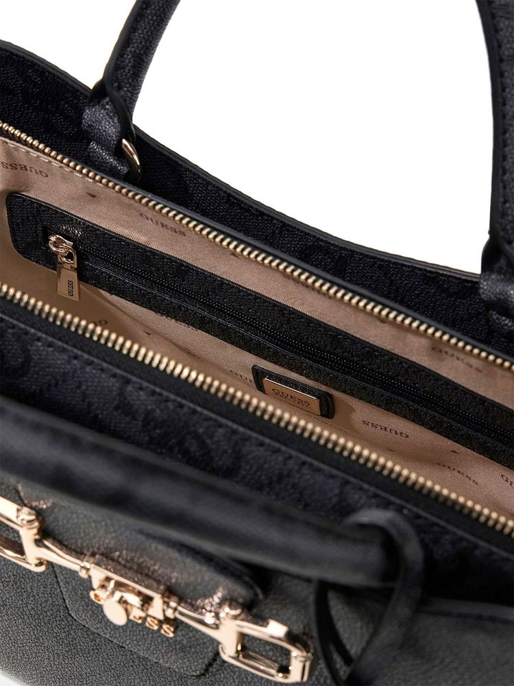 Guess Shoulder Bag — Black Polyurethane