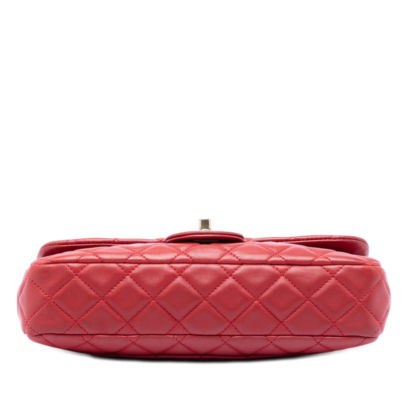 Medium Classic Lambskin Marine Charms Single Flap - Image 3