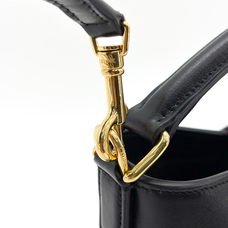 Celine Louise Leather Black Calfskin Bag