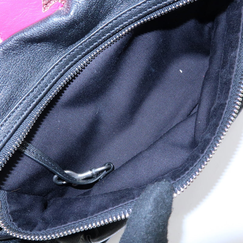 Saint Laurent City Patchwork Leather Black Bag
