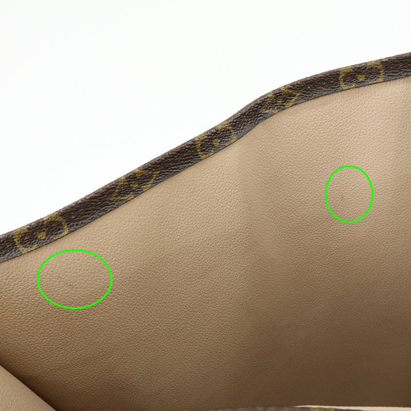 Louis Vuitton Vintage Sac Plat Monogram Canvas Brown Bag