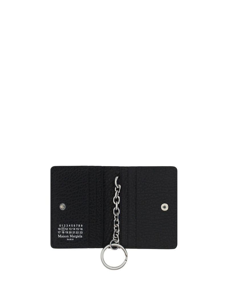 Maison Margiela Calfskin Card Case — Black Calf Leather Bos Taurus Cases