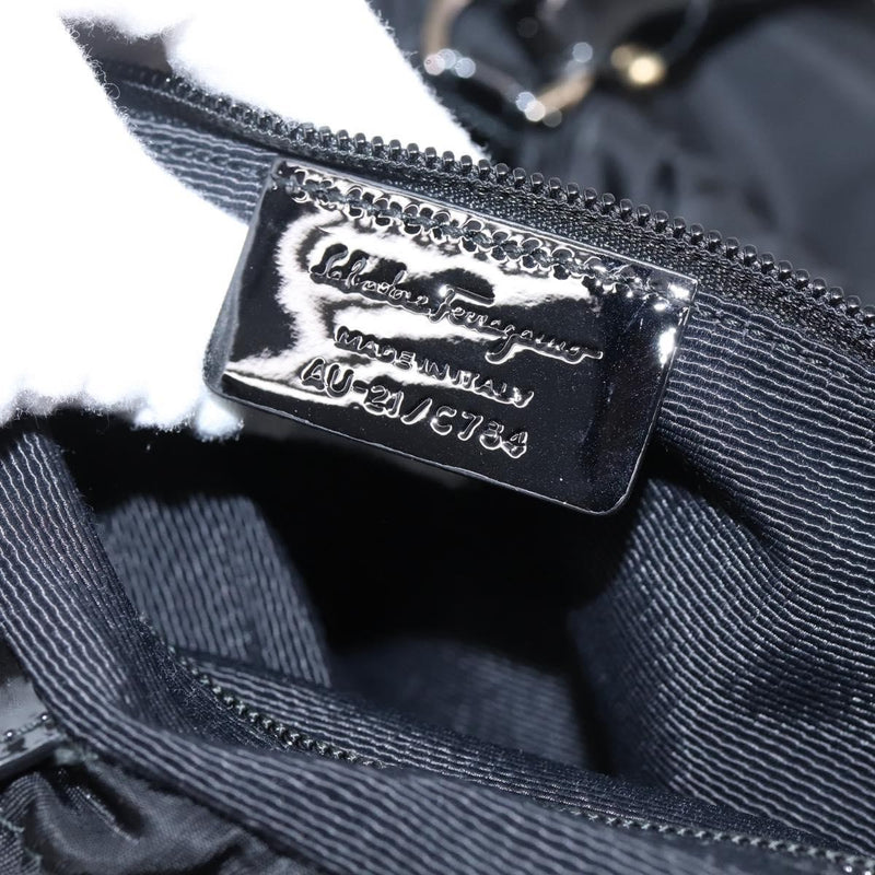 Salvatore Ferragamo Vala Tote Nylon Black