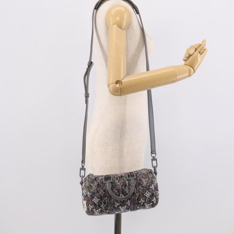 Louis Vuitton Keepall Bandouliere Lv Felt Multicolour Canvas Bag