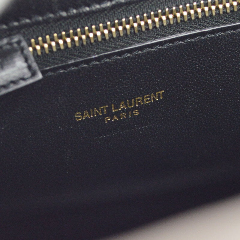 Saint Laurent Monogram Cabas Leather Gray Bag