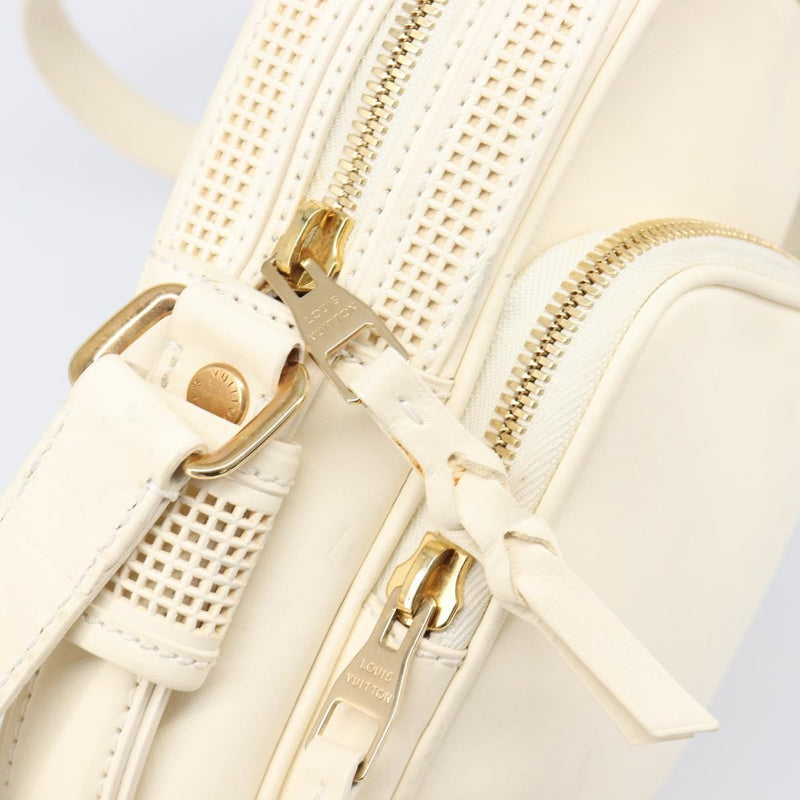 Louis Vuitton Bequia Trotter Messenger Nomade Leather White