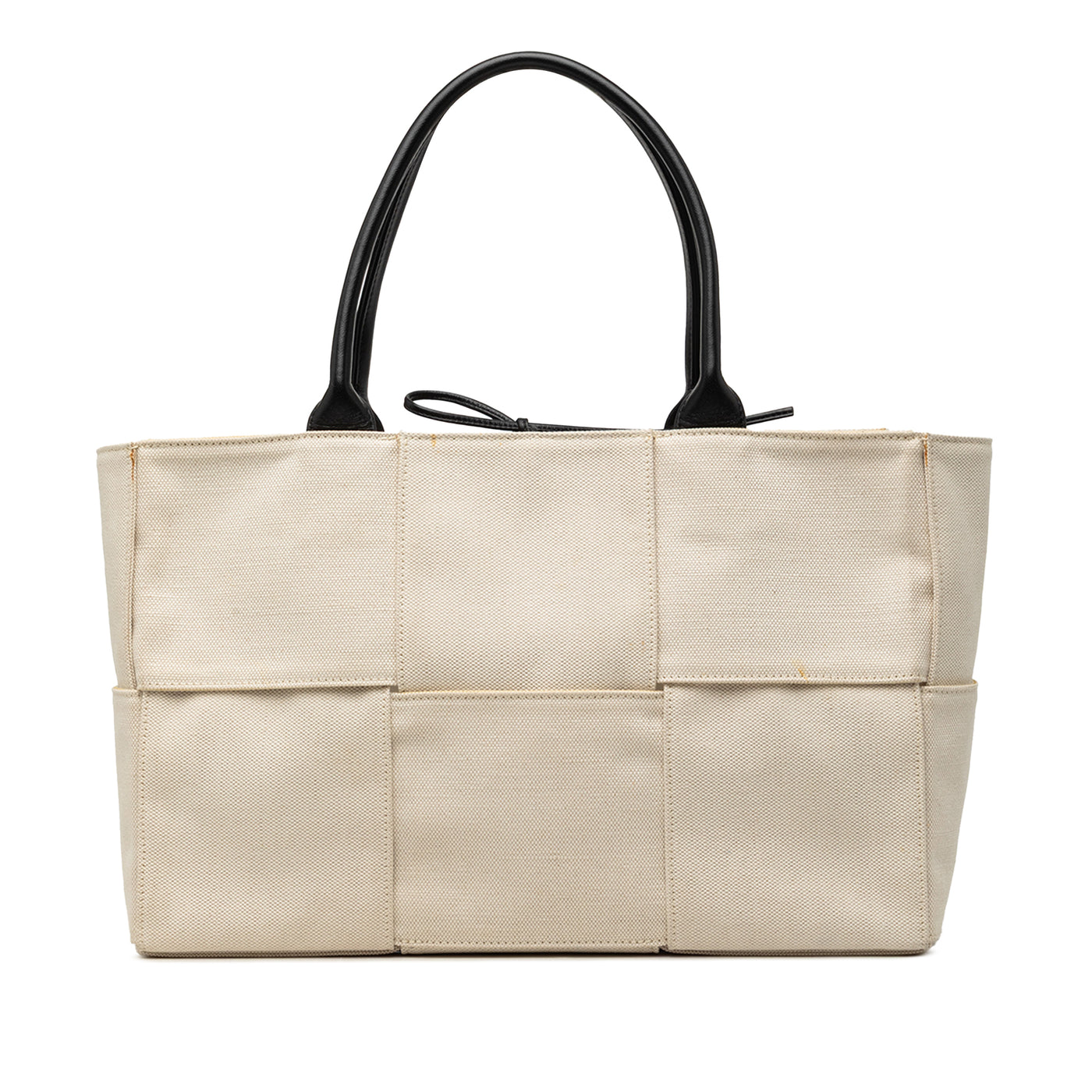 Medium Canvas Maxi Intrecciato Arco Tote - Image 1