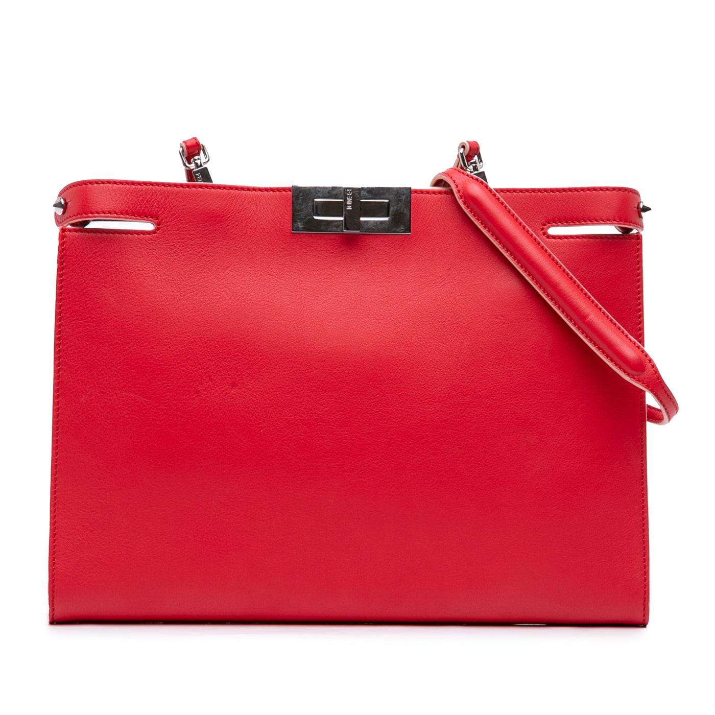 Leather Peekaboo Clutch Crossbody - Image 1