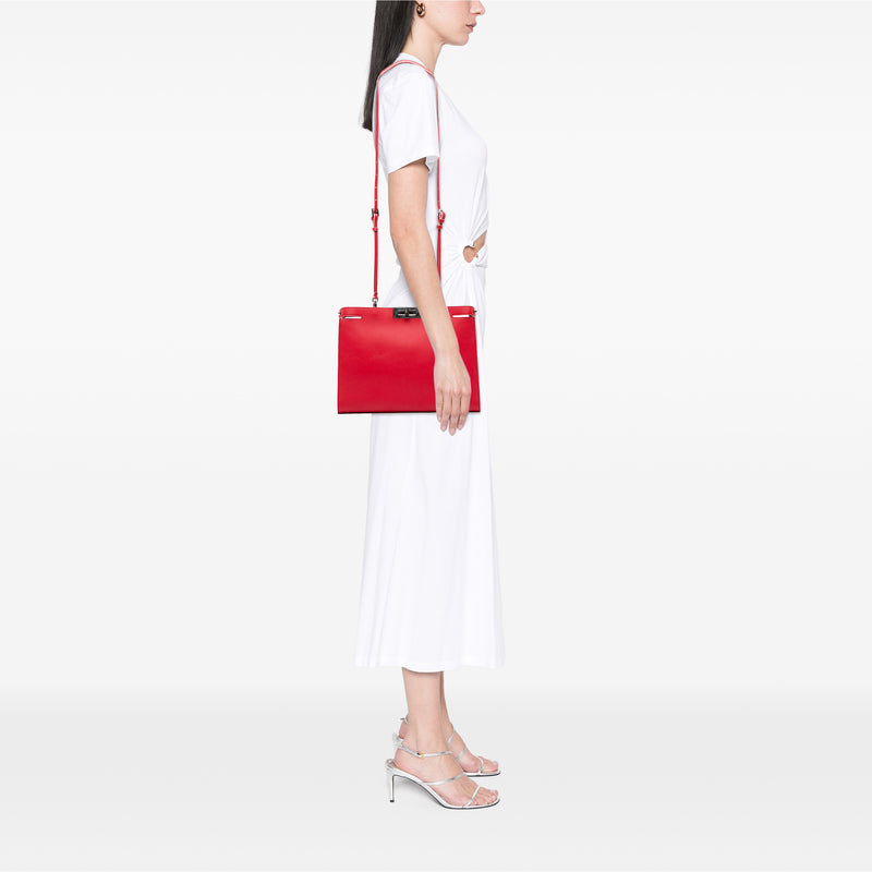Leather Peekaboo Clutch Crossbody - Image 12