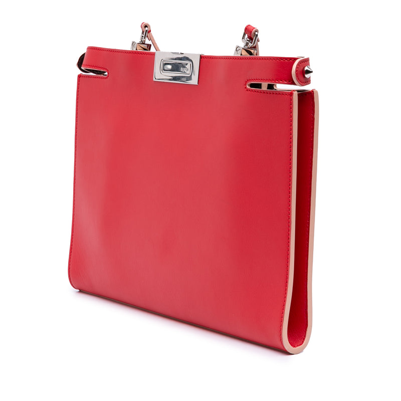 Leather Peekaboo Clutch Crossbody - Image 2