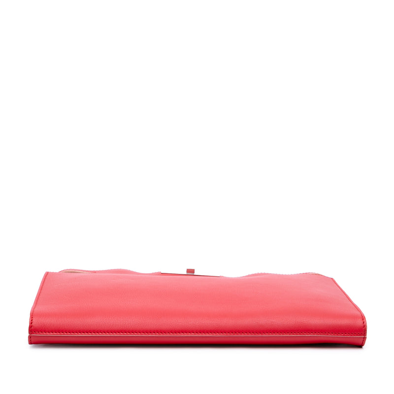 Leather Peekaboo Clutch Crossbody - Image 3
