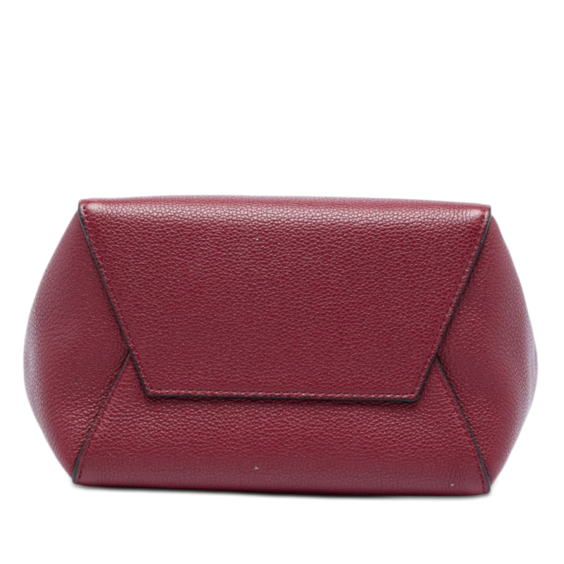 Small Leather Seau Sangle Bucket Bag - Image 3