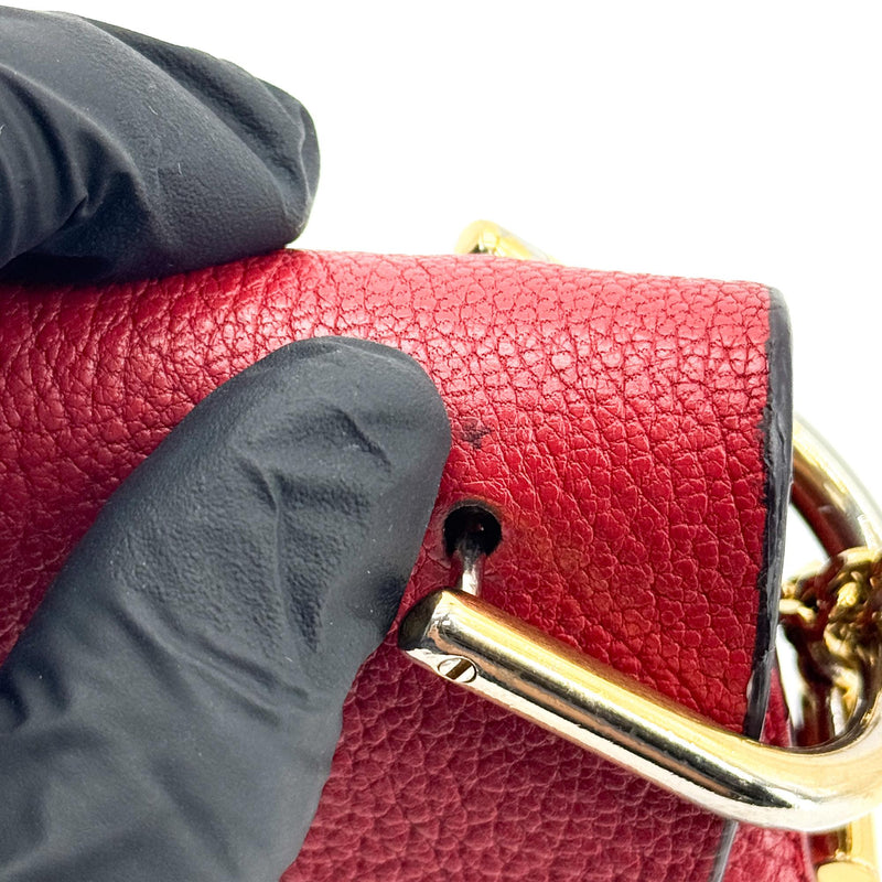Chloe Drew Leather Red Bag